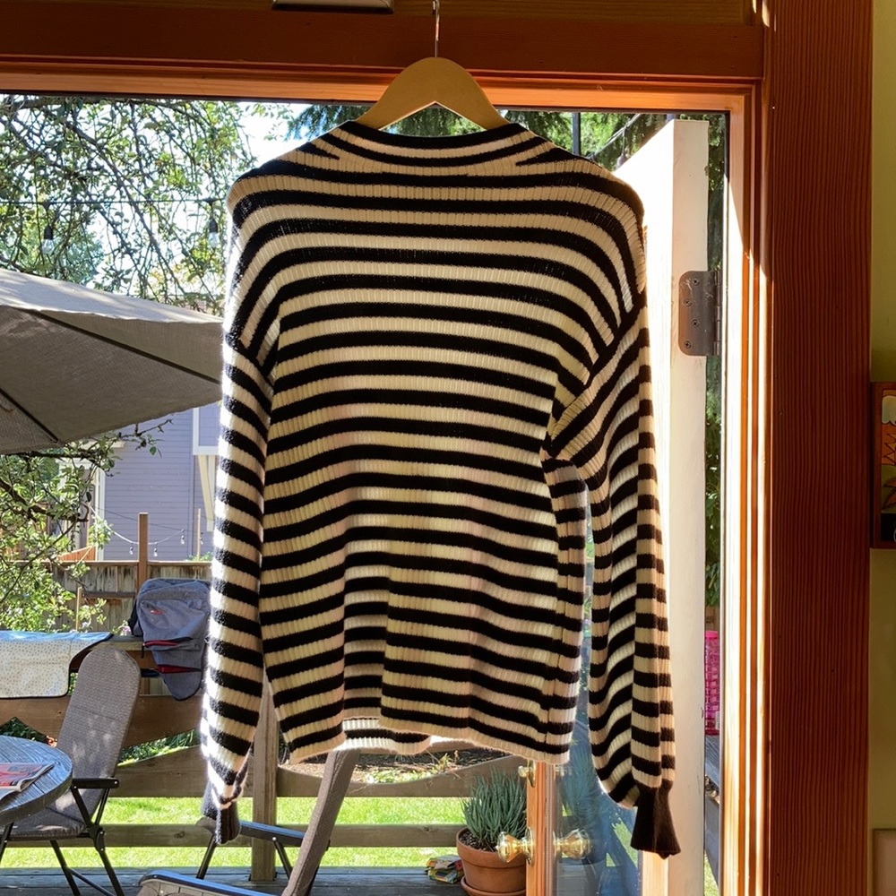 Anthropologie striped sweater - never worn